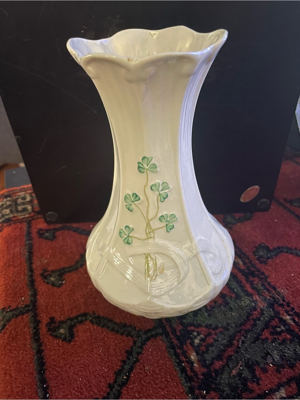 Vintage Belleek Daisy Vase